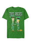 Beavis & Butthead Rockin Sham Comp Graphic Short Sleeve T-Shirt