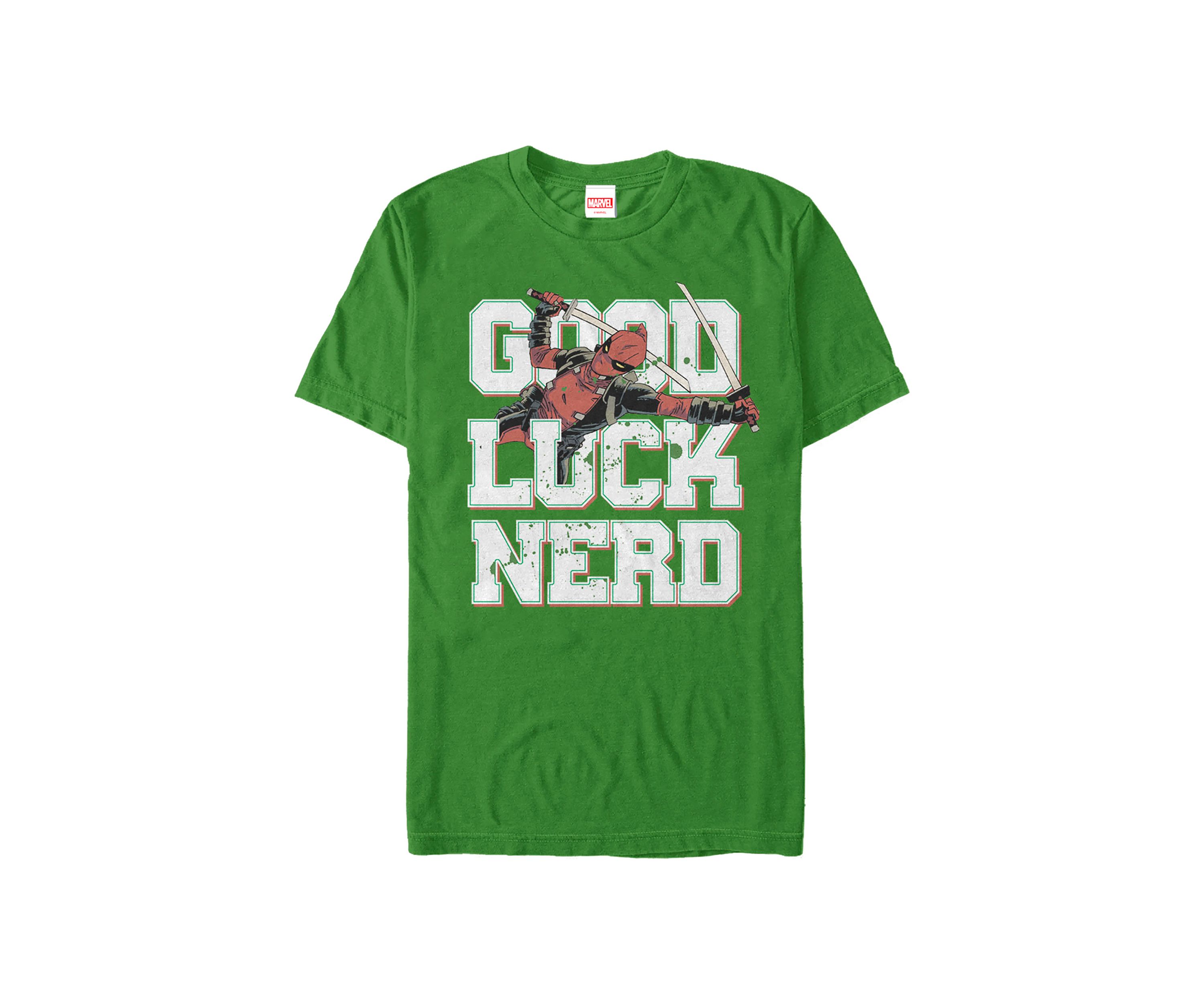 Good Luck Nerd Graphic T-Shirt