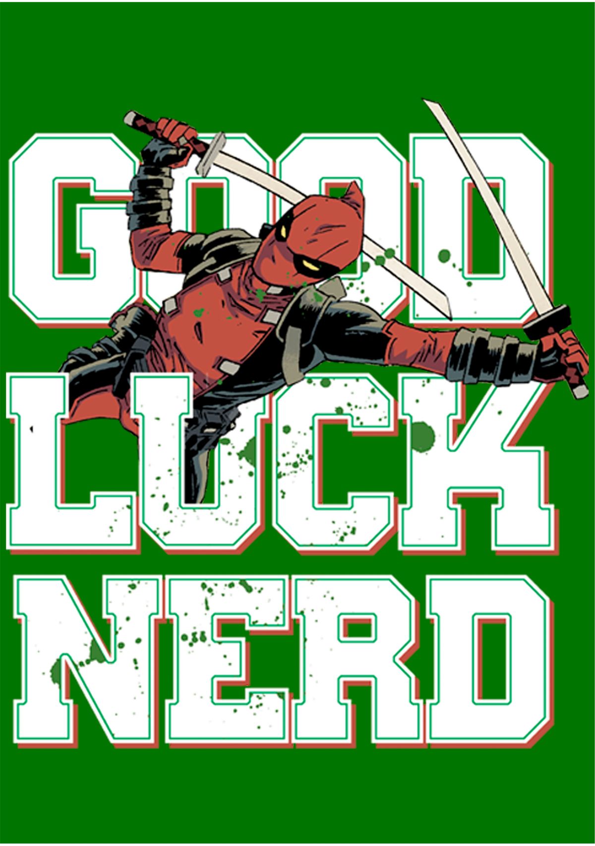 Marvel Good Luck Nerd Graphic T-Shirt | Belk