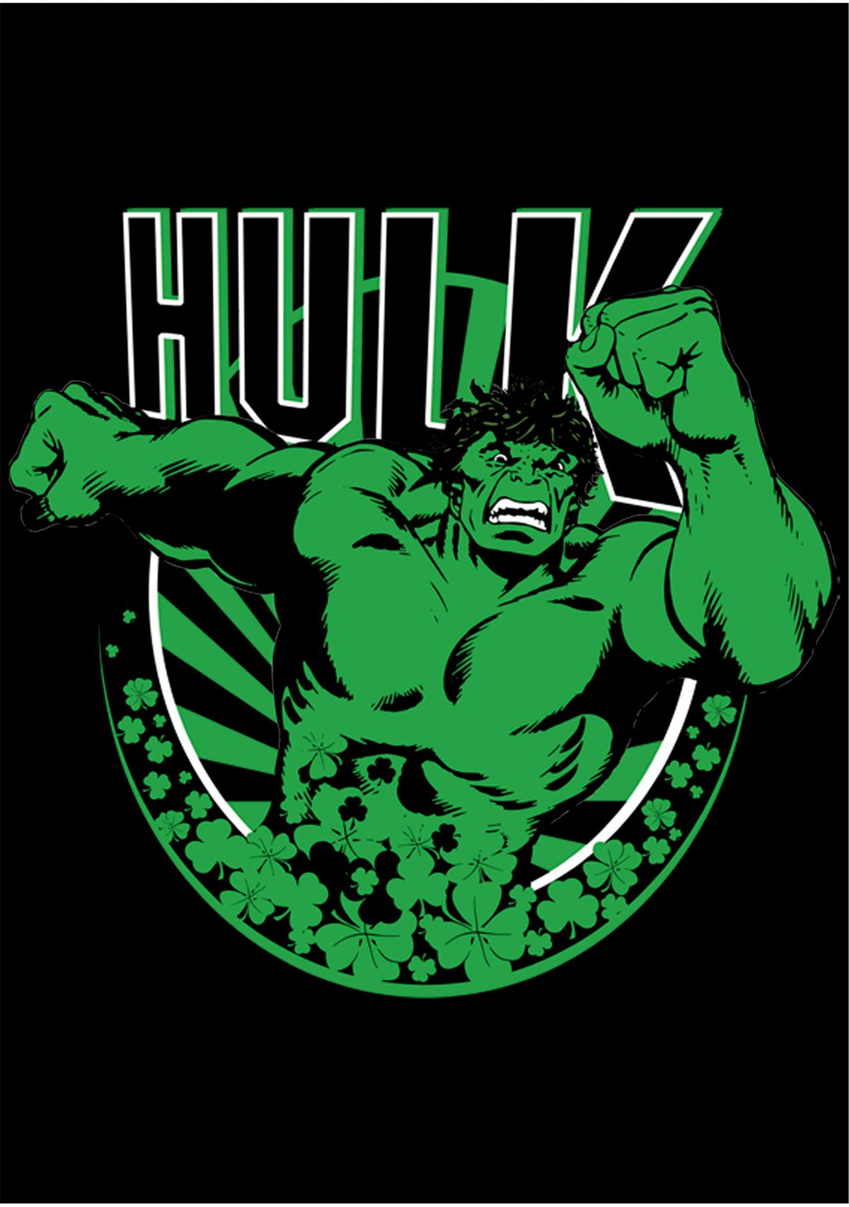 Marvel Hulk Luck Graphic Short Sleeve T-Shirt