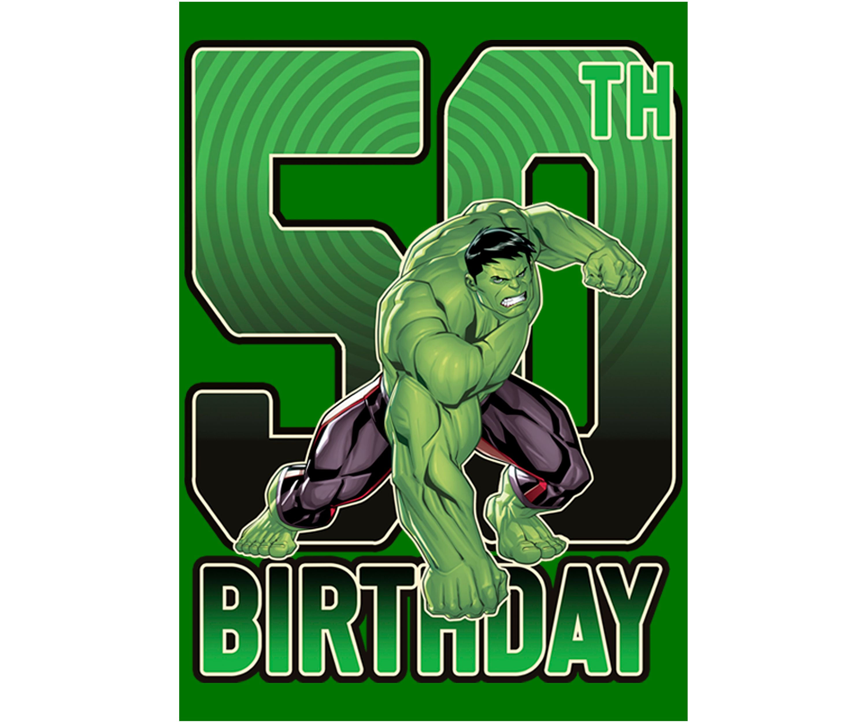 Marvel Hulk 50th Birthday Graphic Short Sleeve T-Shirt