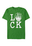 Short Sleeve Hulk Luck Graphic  T-Shirt 