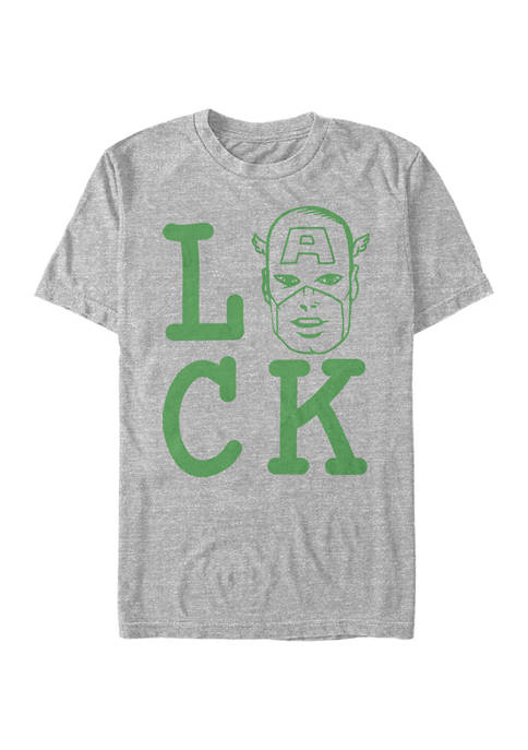  Marvel™ Captain of Luck Graphic Short Sleeve T-Shirt