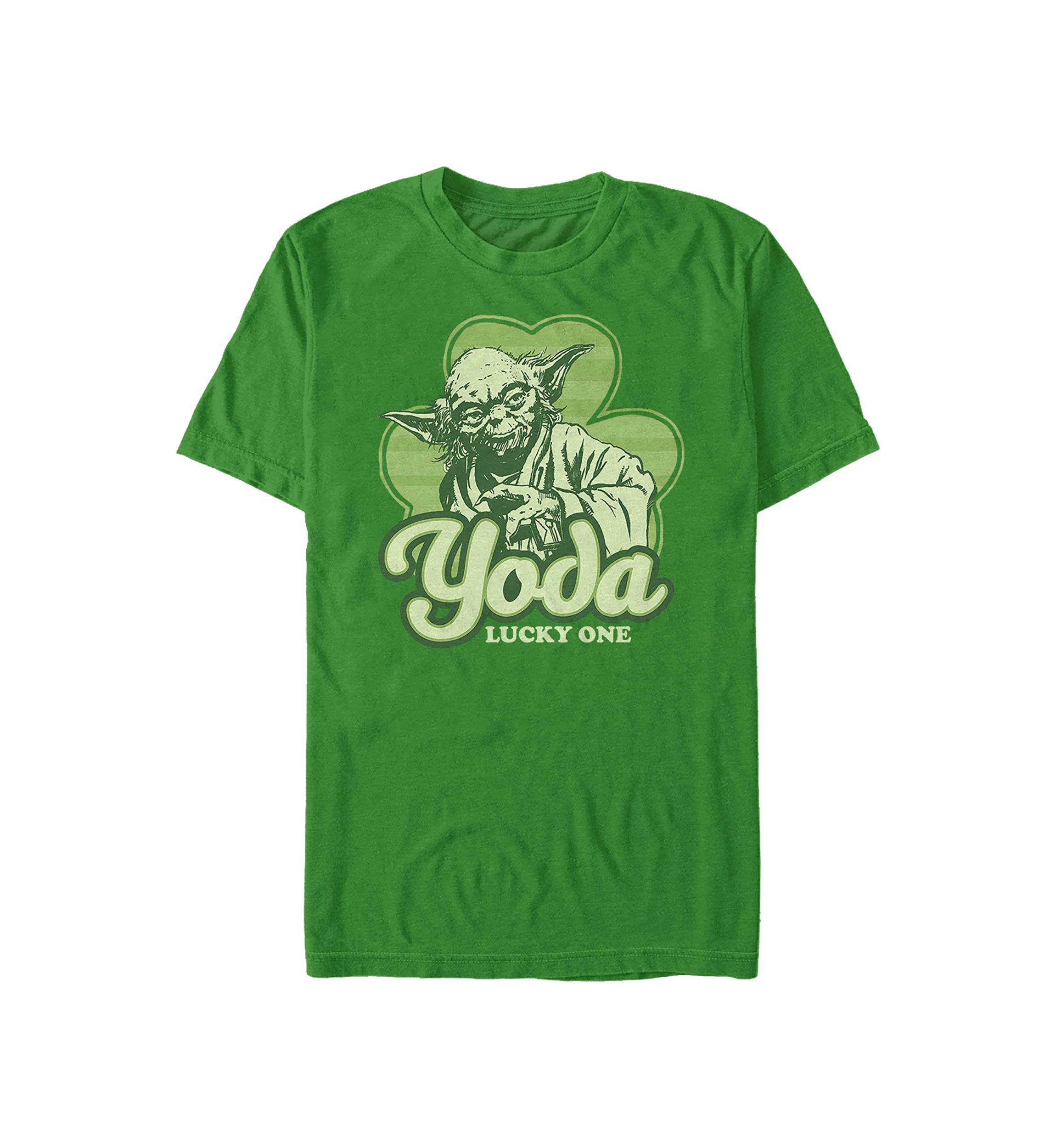 Yoda Lucky Retro Graphic T-Shirt