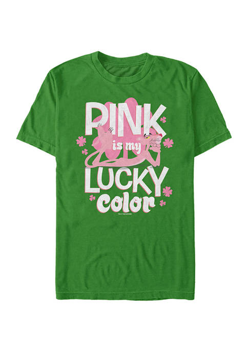 Fifth Sun Pink Panther Lucky Pink Graphic Short