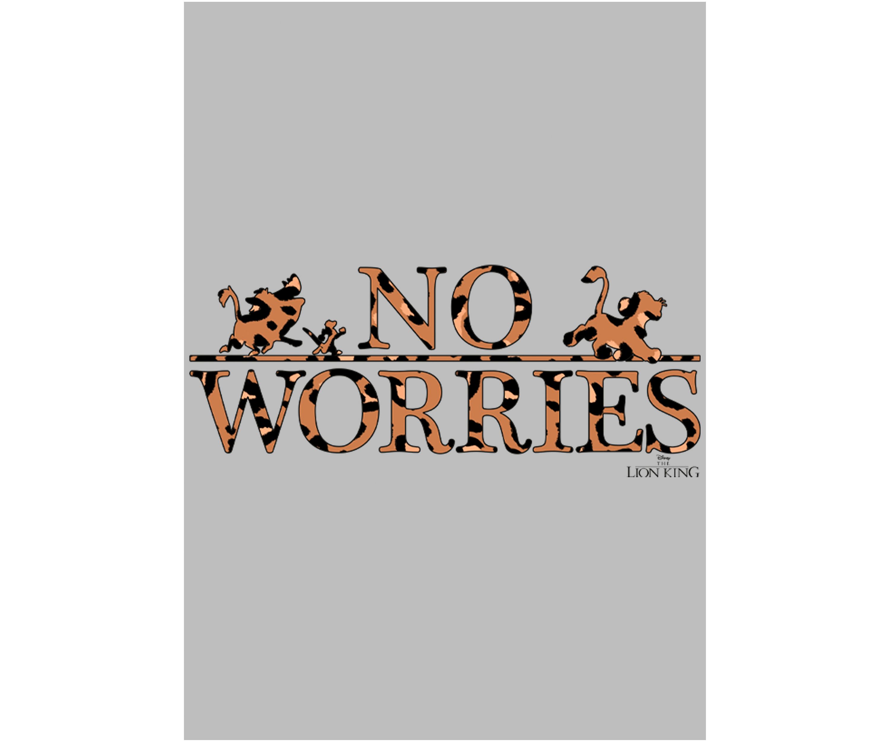 Lion King No Worries Leopard Fill Short Sleeve Graphic T-Shirt