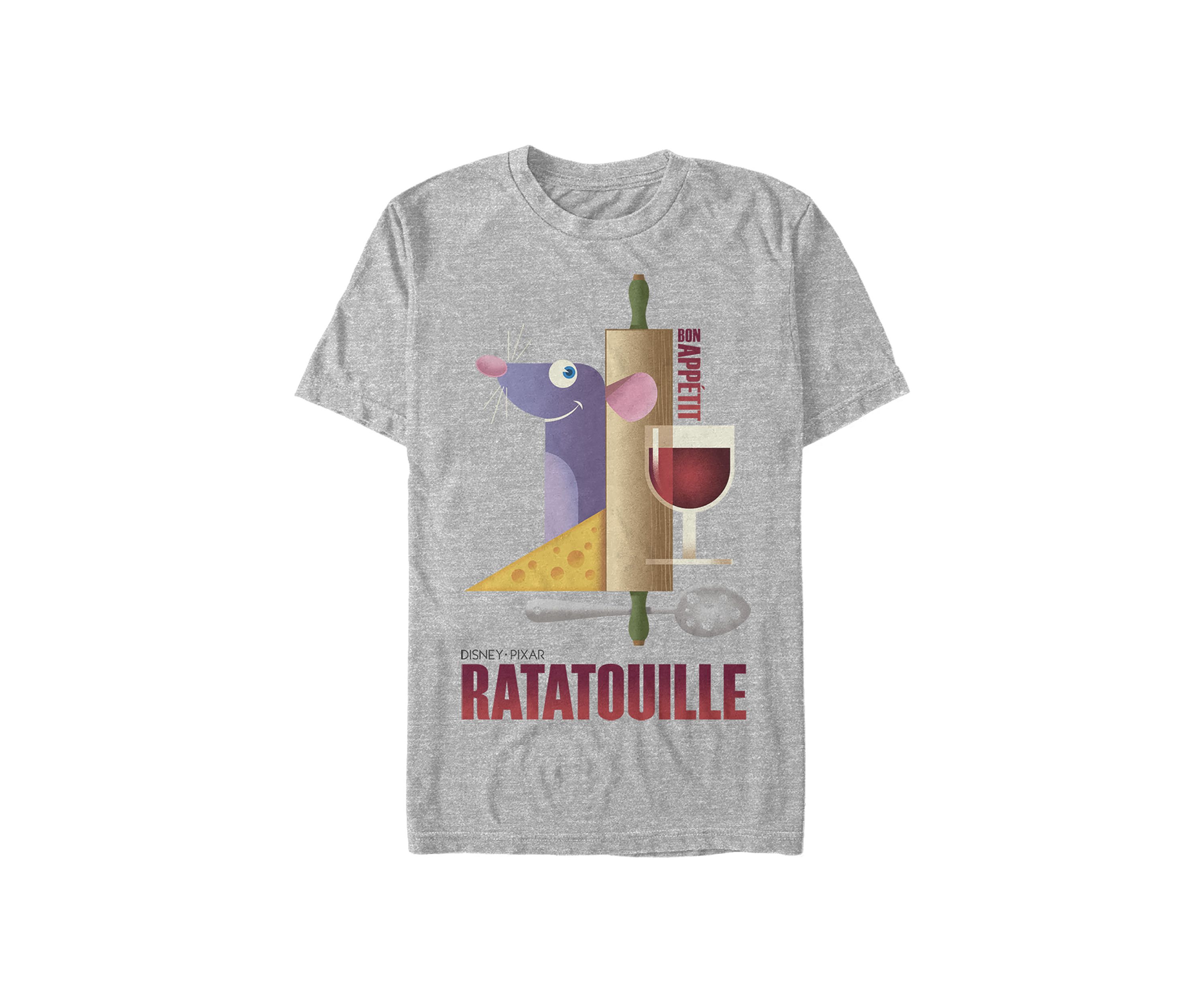 Ratatouille Bon Appetit Poster Short Sleeve Graphic T-Shirt