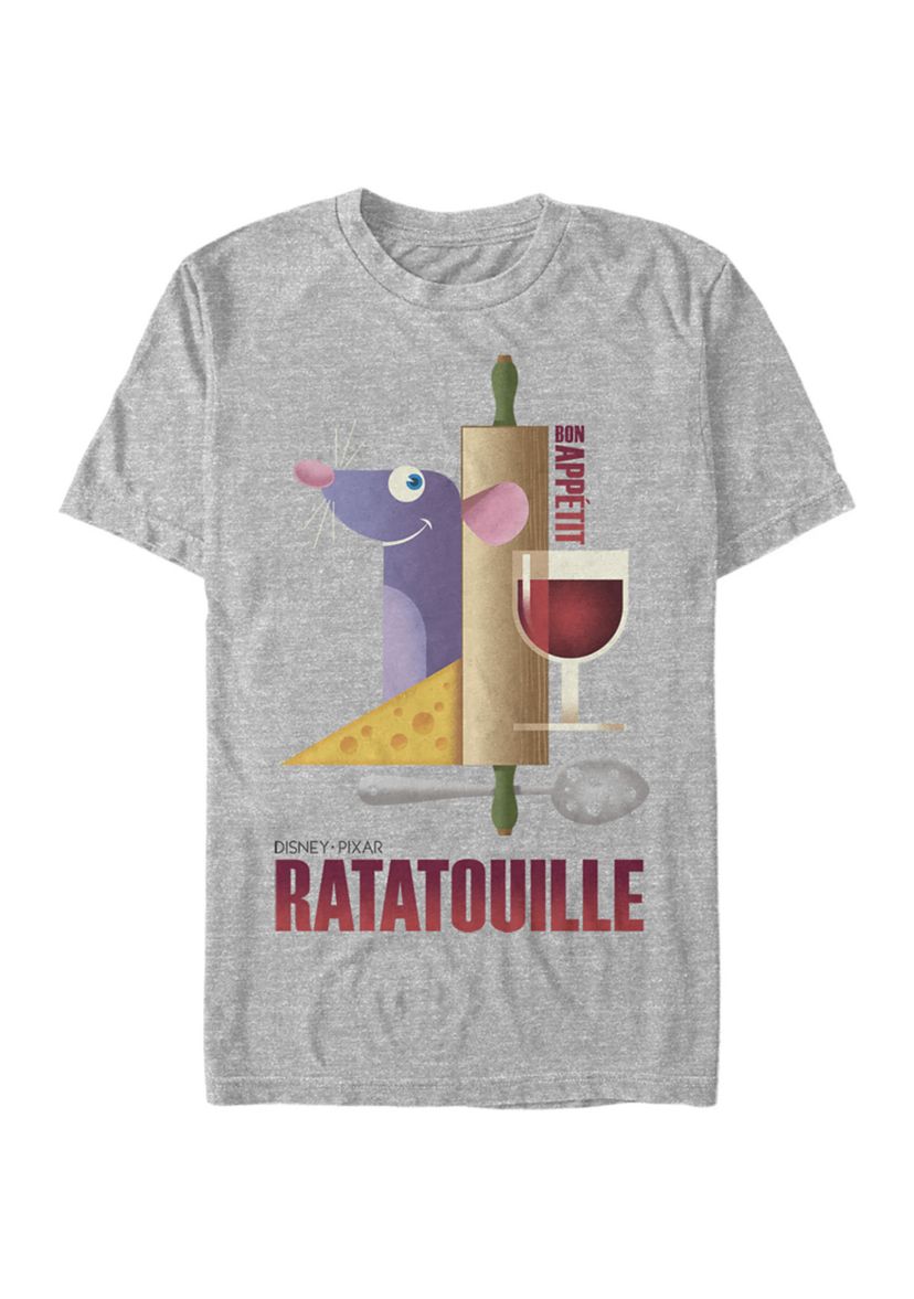 Ratatouille Bon Appetit Poster Short Sleeve Graphic T-Shirt