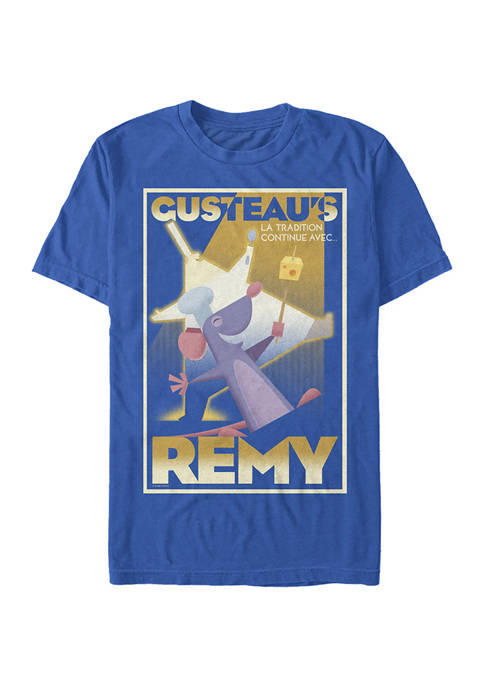 Ratatouille Gusteaus La Remy Poster Short Sleeve Graphic T-Shirt