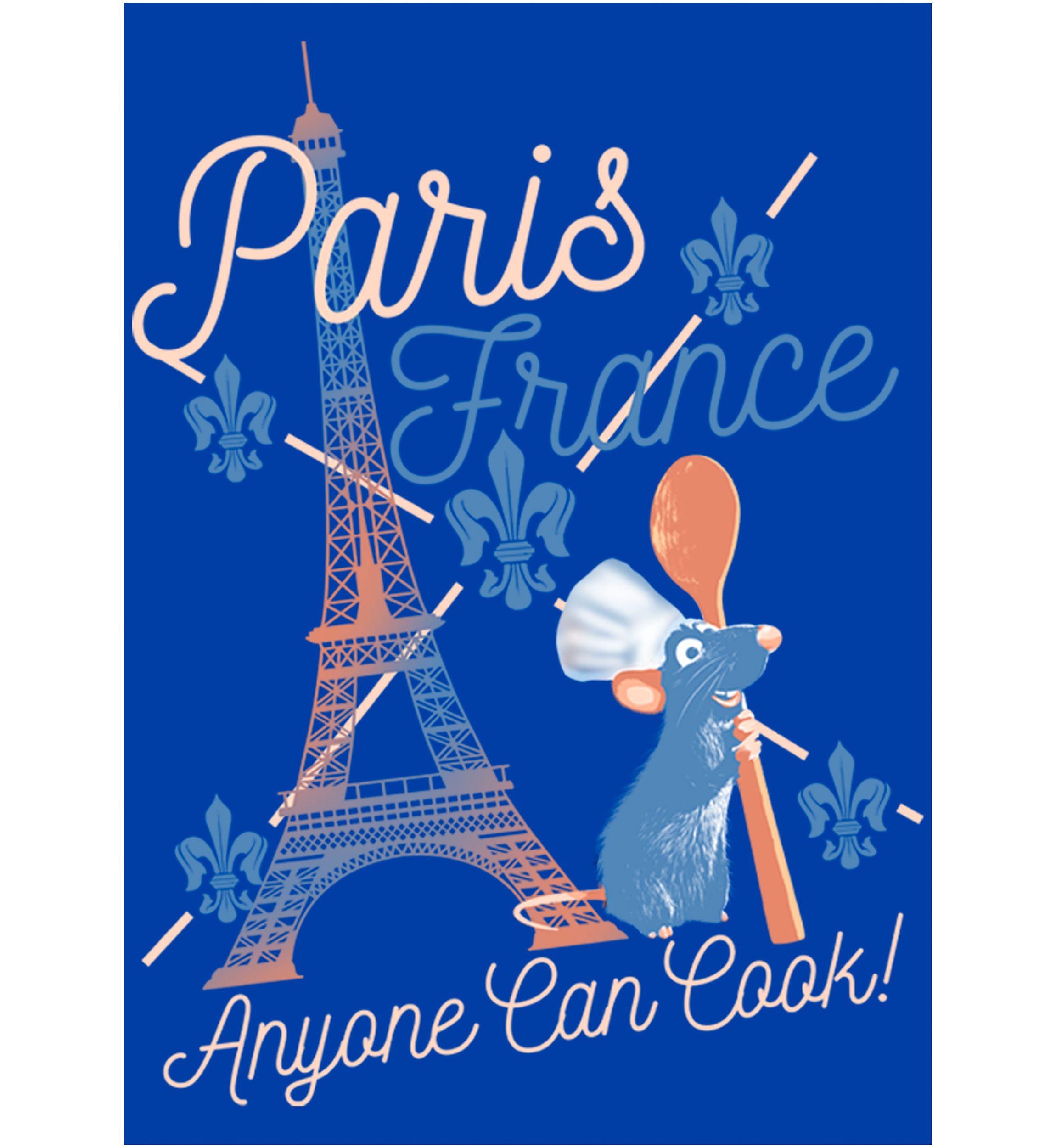 Ratatouille Paris Location Short Sleeve Graphic T-Shirt