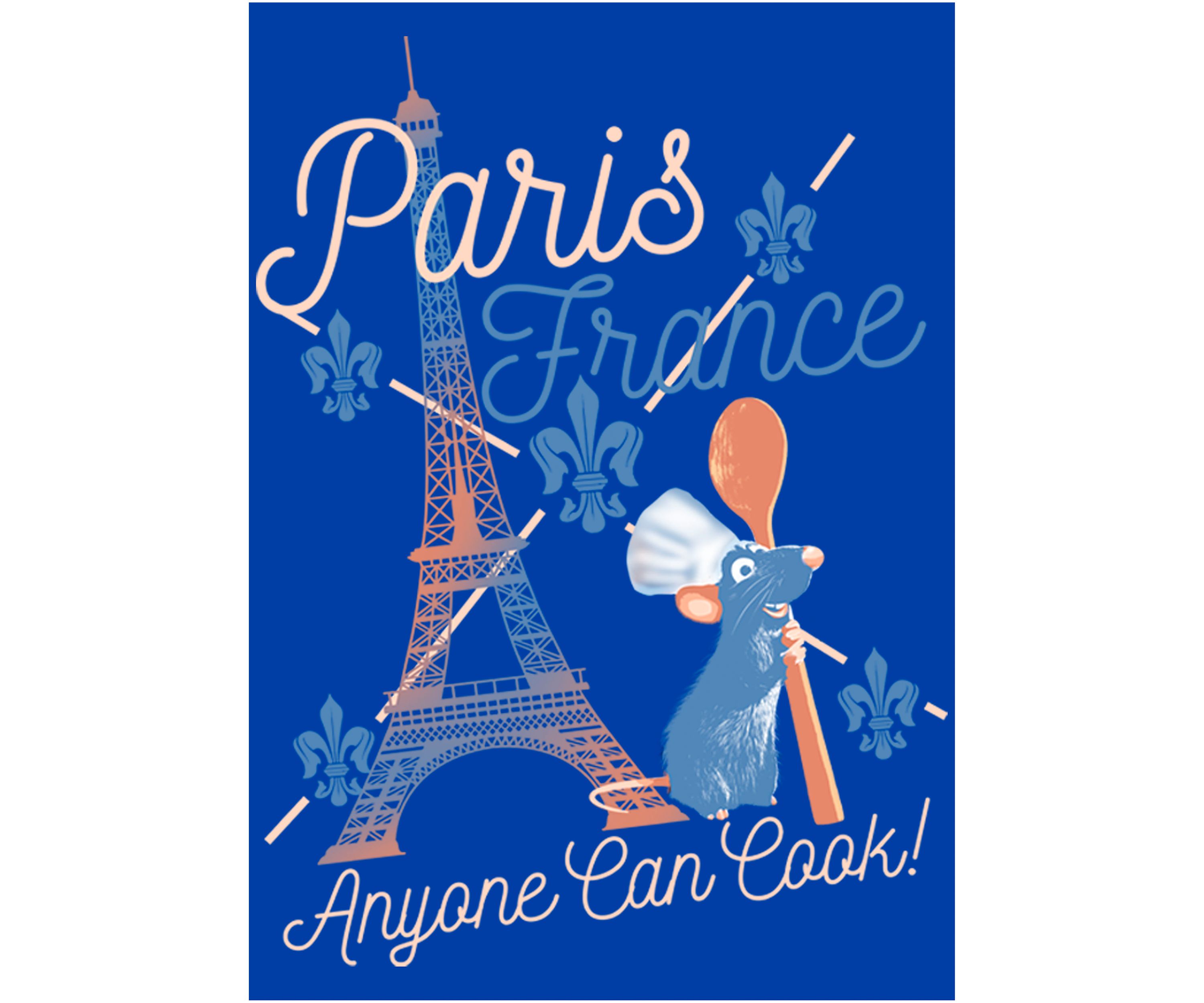 Ratatouille Paris Location Short Sleeve Graphic T-Shirt
