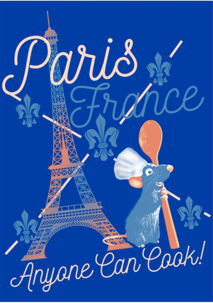 Ratatouille Paris Location Short Sleeve Graphic T-Shirt