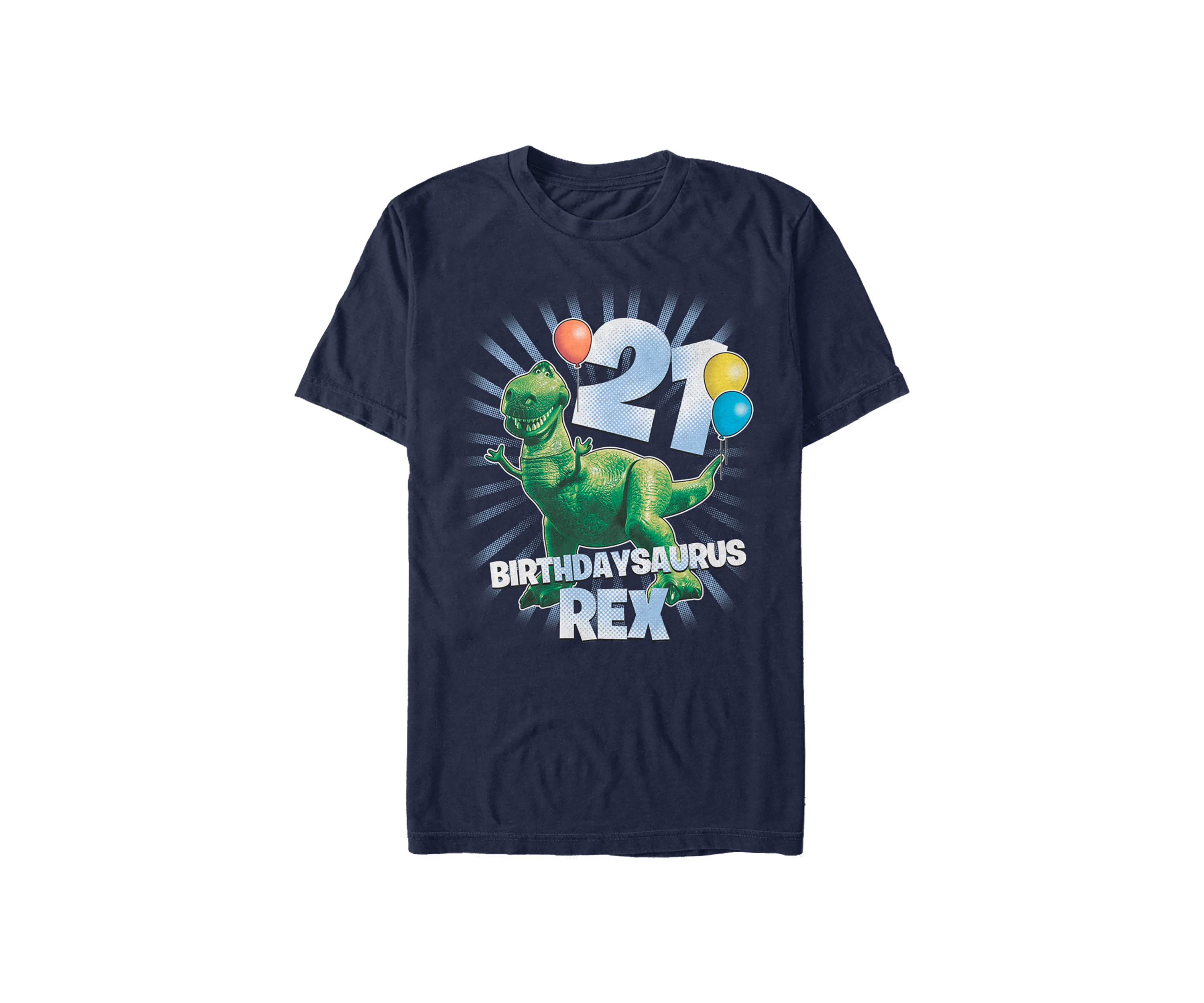 Toy Story Balloon Rex 21 Short Sleeve Graphic T-Shirt