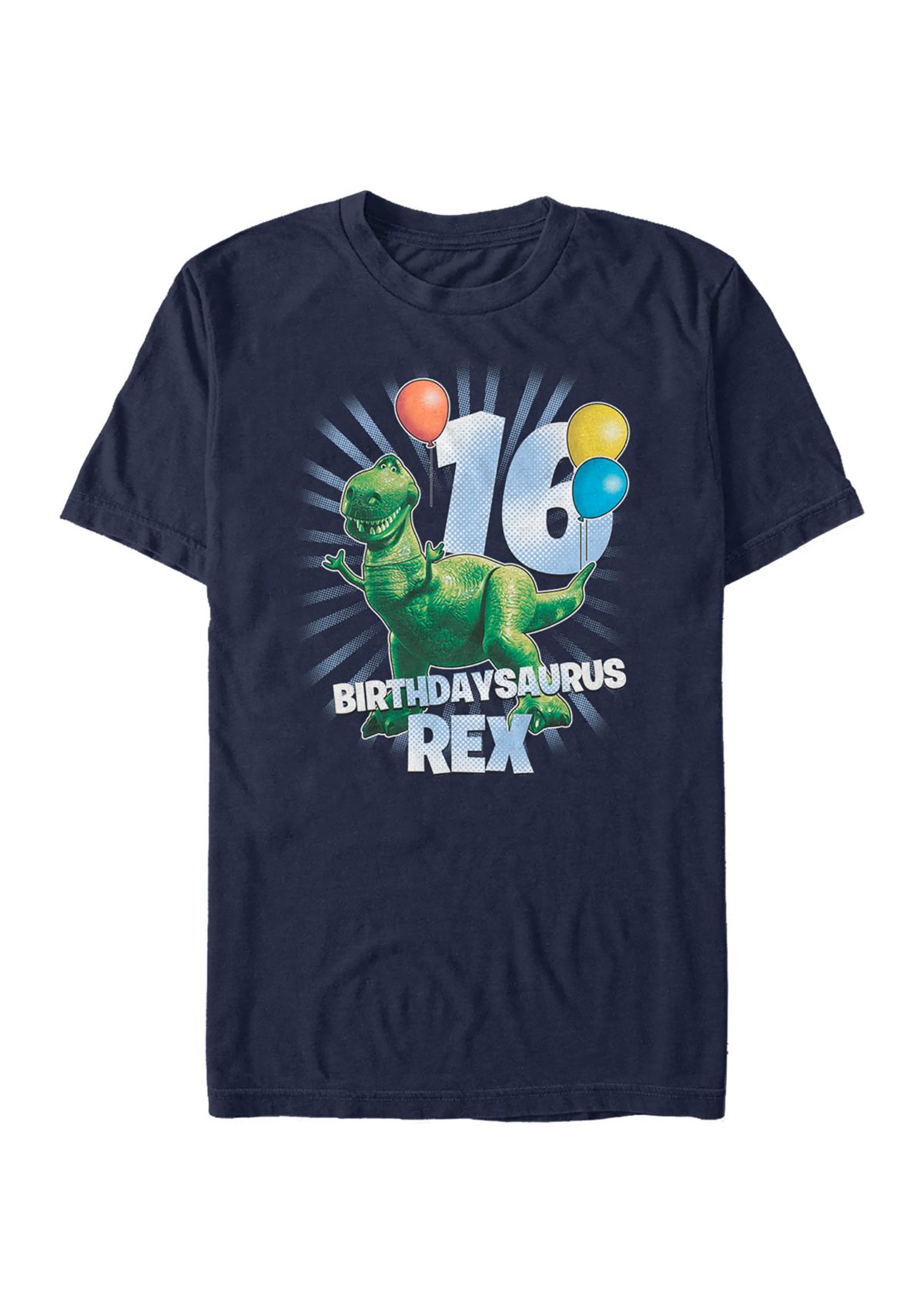 Toy Story Balloon Rex 16 Short Sleeve Graphic T-Shirt