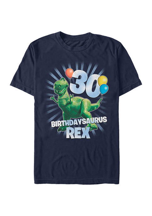 Toy Story Balloon Rex 30 Short Sleeve Graphic T-Shirt
