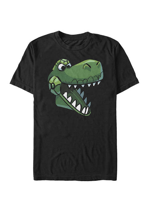 Toy Story Rex Big Face Short Sleeve Graphic T-Shirt