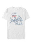 Toy Story Vintage Comic Short Sleeve Graphic T-Shirt
