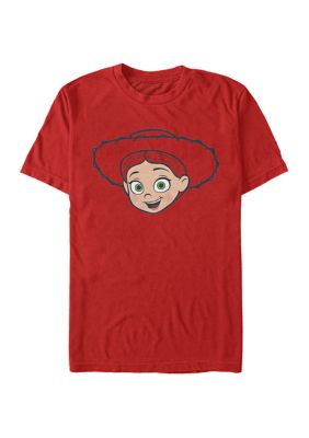 Disney Pixar Men's Toy Story Big Face Jessie Short Sleeve Graphic T-Shirt