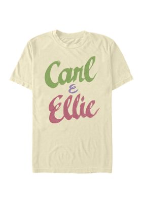 Disney Pixar Men's Up Carl And Ellie Short Sleeve Graphic T-Shirt
