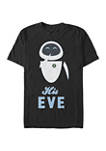 Wall-E His Eve Short Sleeve Graphic T-Shirt