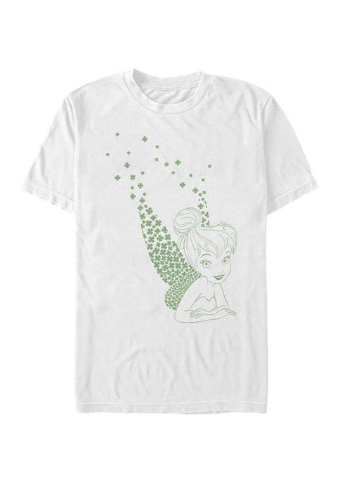 Tinkerbell Tink Clovers Short Sleeve Graphic T-Shirt