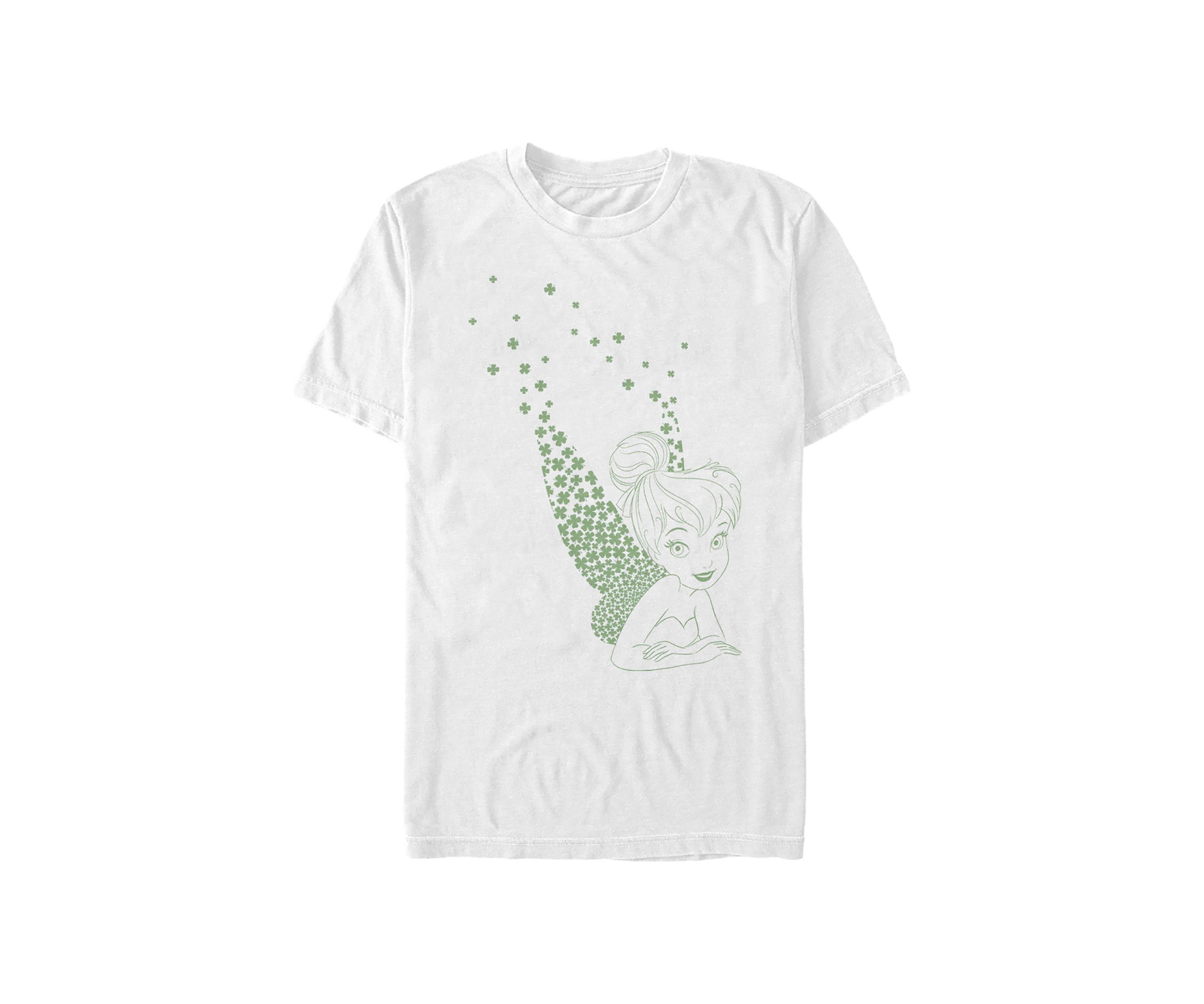 Tinkerbell Tink Clovers Short Sleeve Graphic T-Shirt