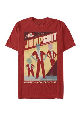 Disney Pixar Men's Wall-E New Jumpsuit Poster Short Sleeve Graphic T-Shirt