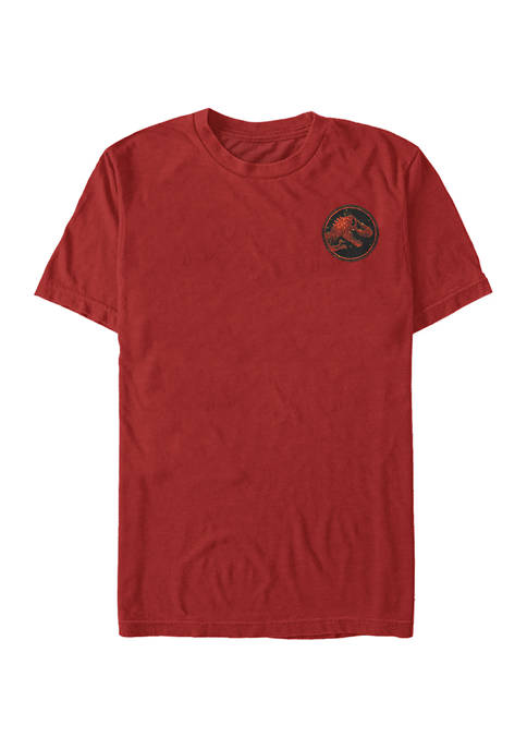 Jurassic World Magma Pocket Graphic Short Sleeve T-Shirt