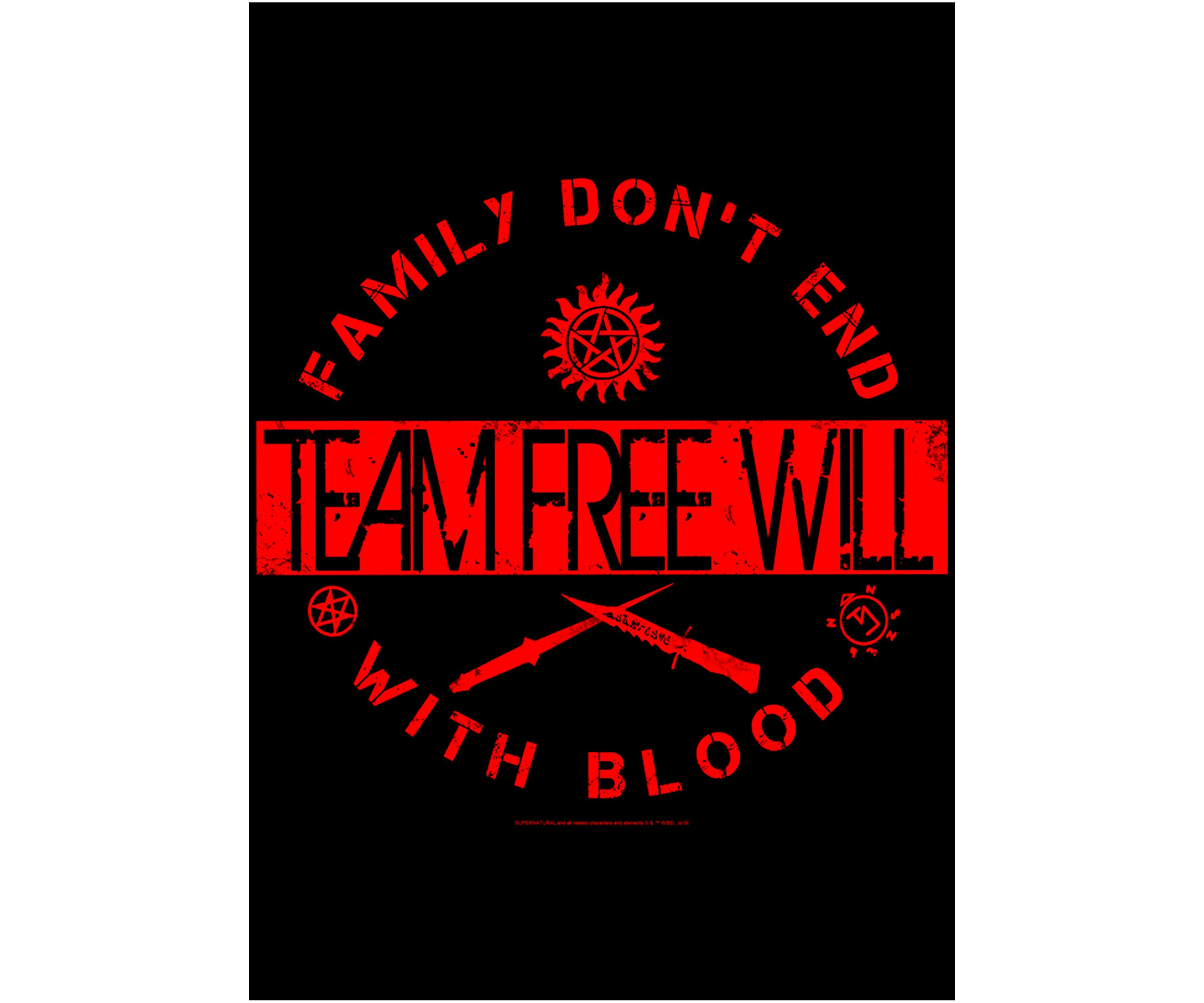 Team Free Will Emblem Graphic Short Sleeve T-Shirt