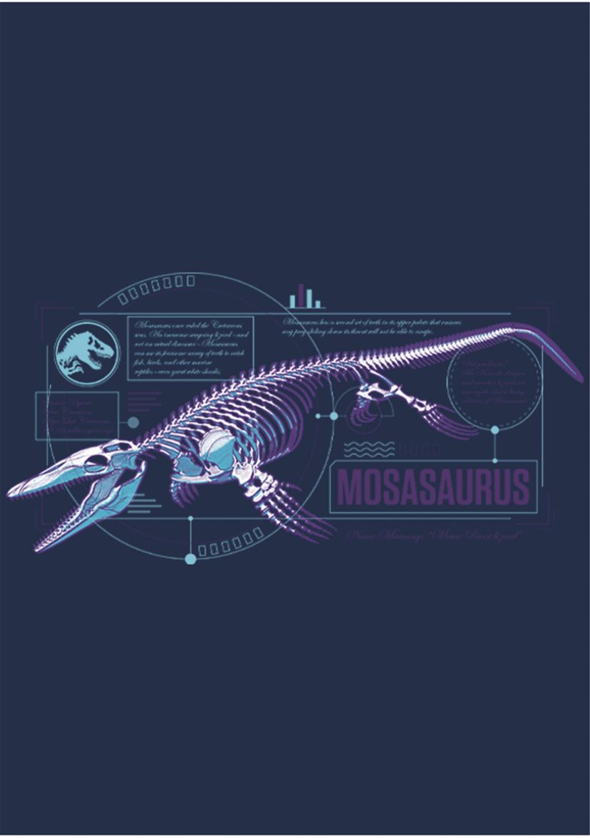 Mosasaurus Graphic Short Sleeve T-Shirt