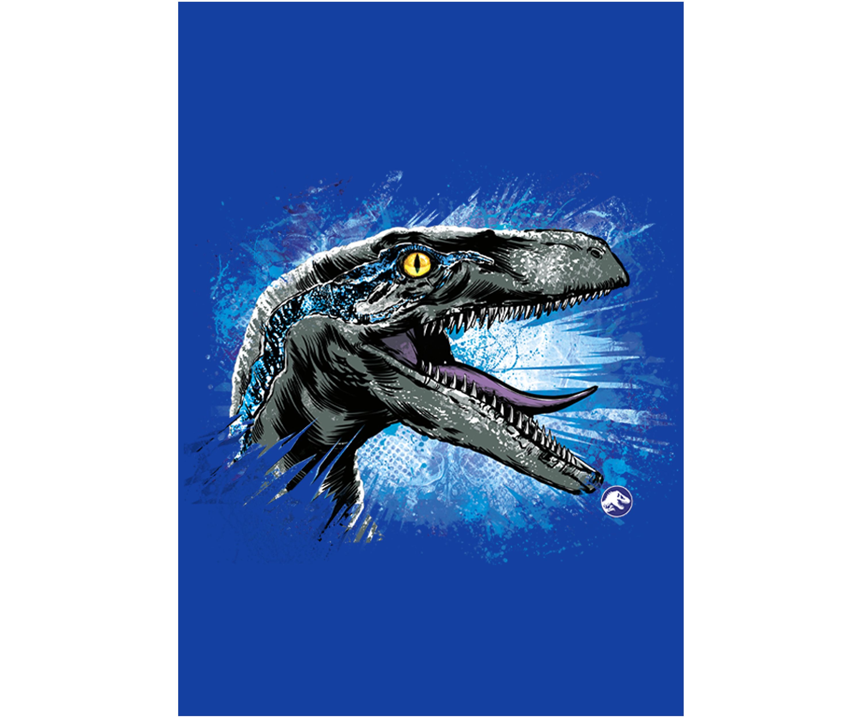 Velociraptor splat Graphic Short Sleeve T-Shirt