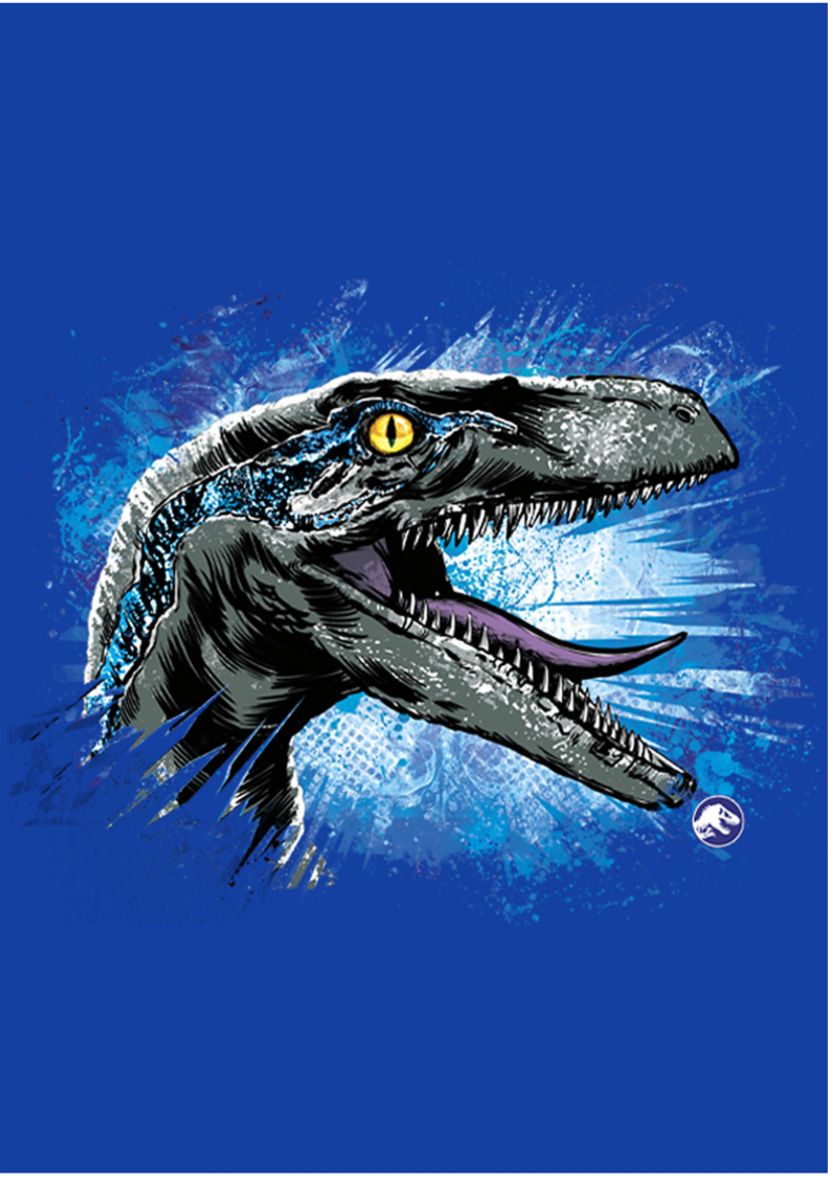 Velociraptor splat Graphic Short Sleeve T-Shirt