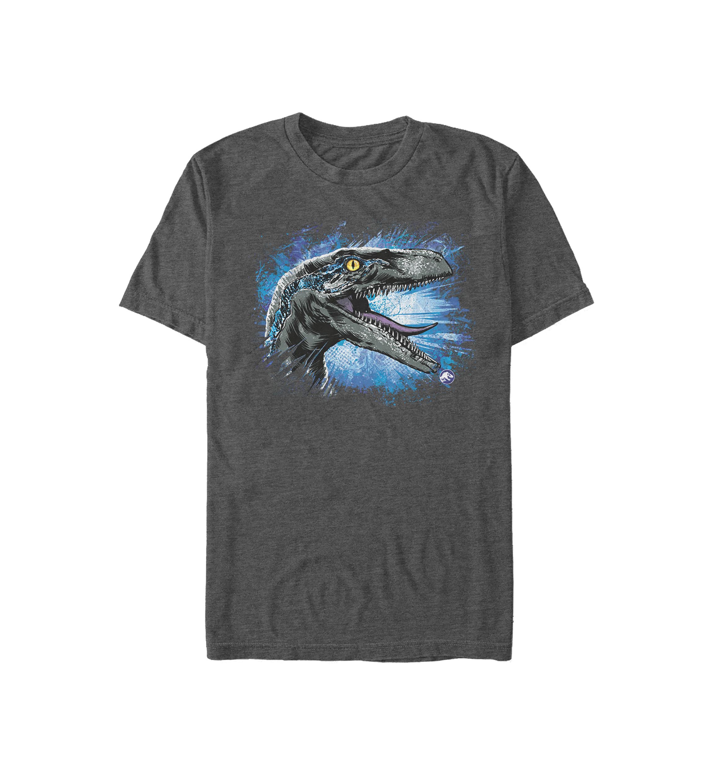 Velociraptor splat Graphic Short Sleeve T-Shirt