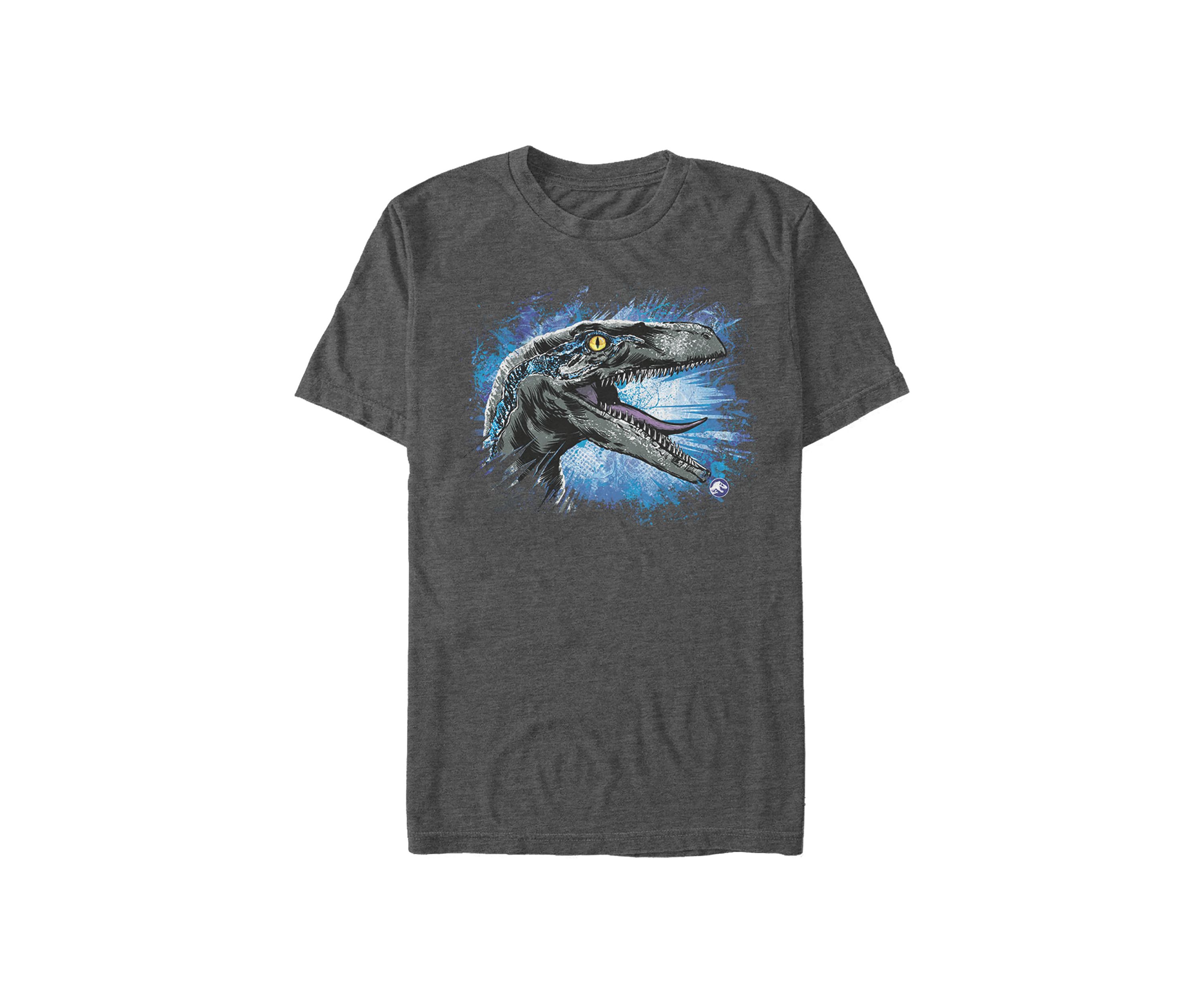 Velociraptor splat Graphic Short Sleeve T-Shirt