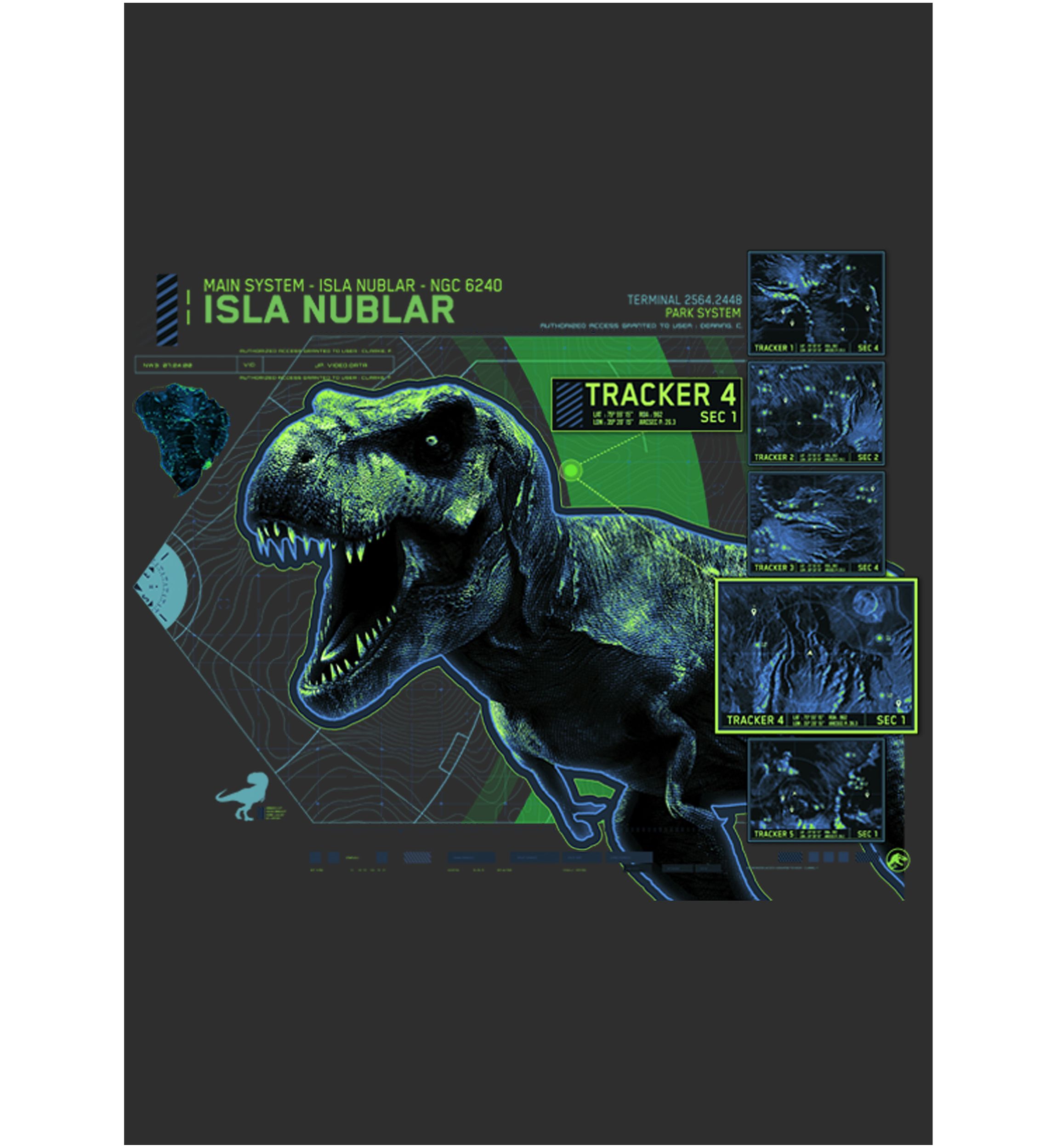 Isla Map Graphic Short Sleeve T-Shirt