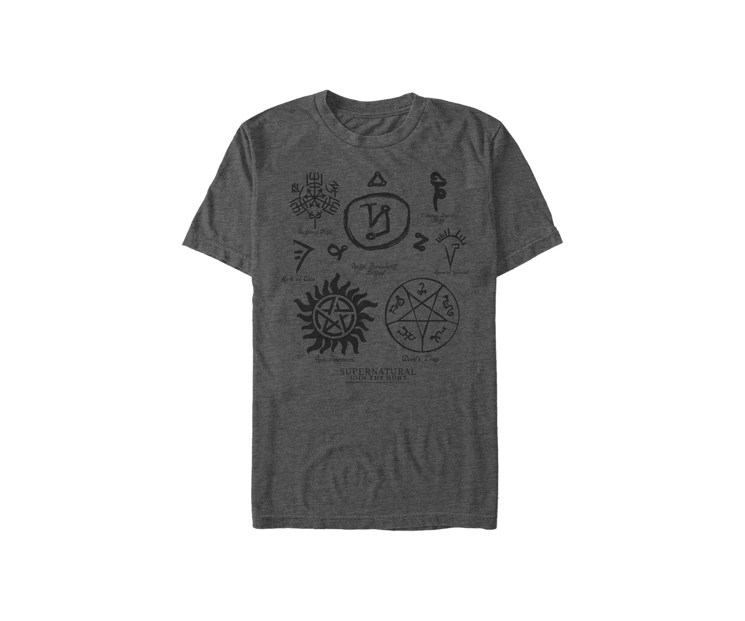 Marks Sigils Symbols Graphic Short Sleeve T-Shirt