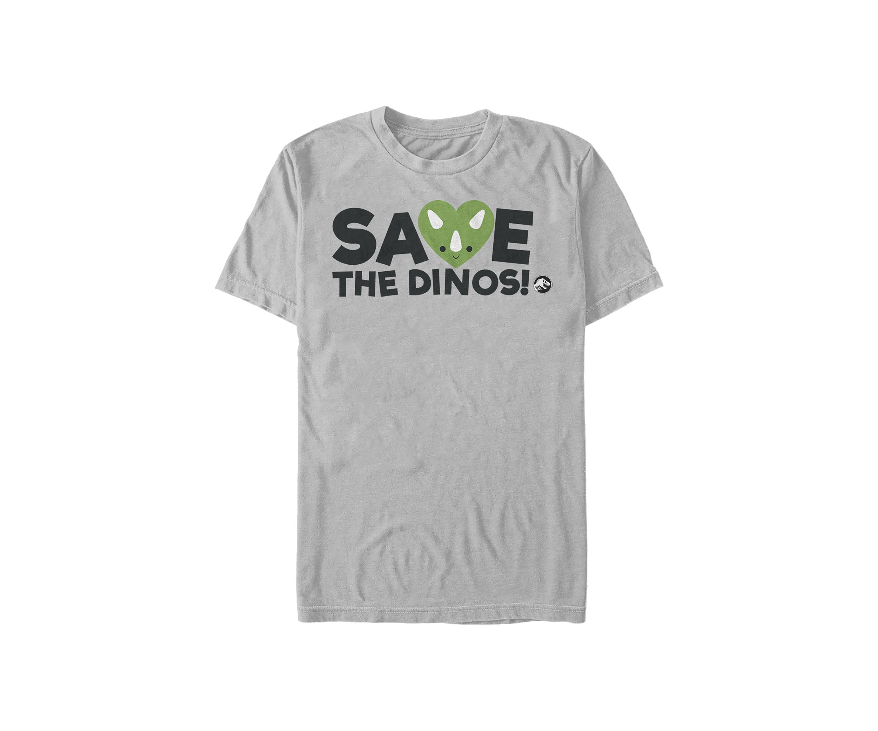 Save Dinos Graphic Short Sleeve T-Shirt