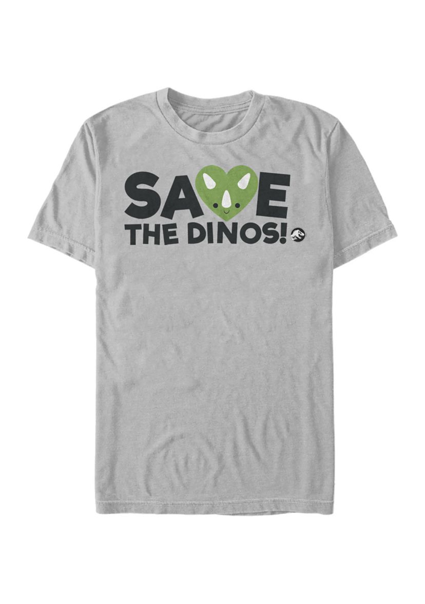 Save Dinos Graphic Short Sleeve T-Shirt