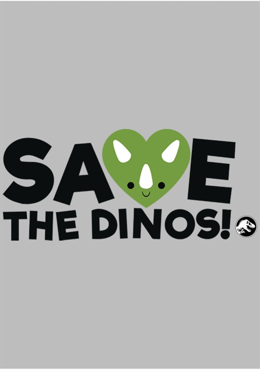 Save Dinos Graphic Short Sleeve T-Shirt