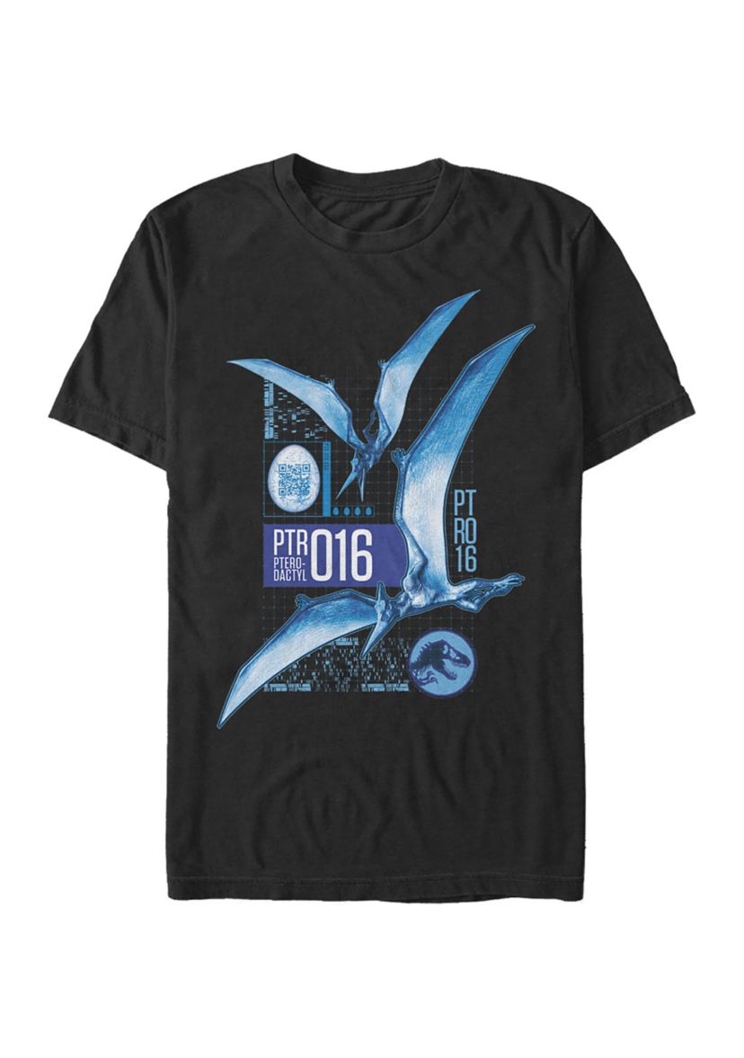 Pterodactyl Scan Graphic Short Sleeve T-Shirt