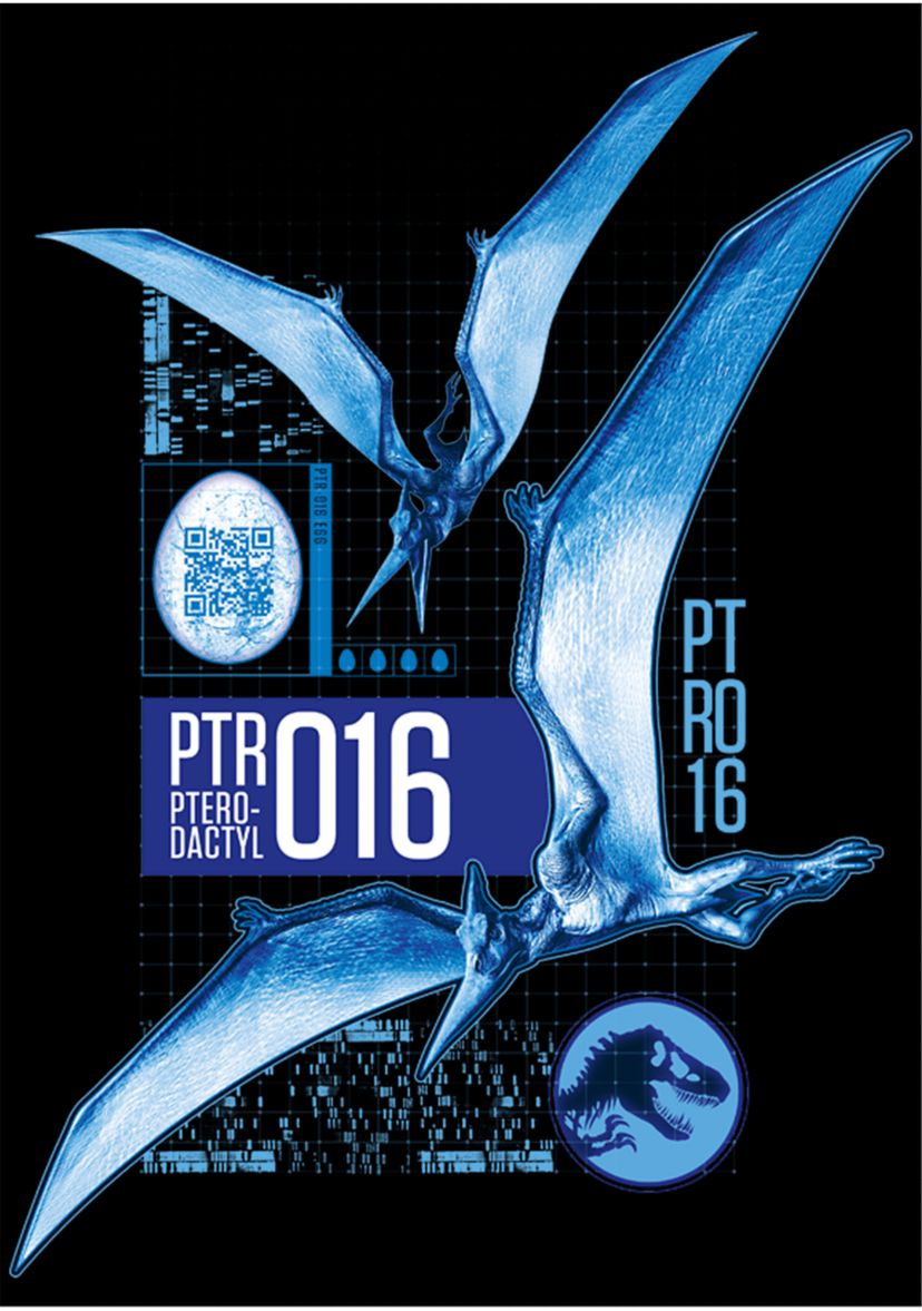 Pterodactyl Scan Graphic Short Sleeve T-Shirt