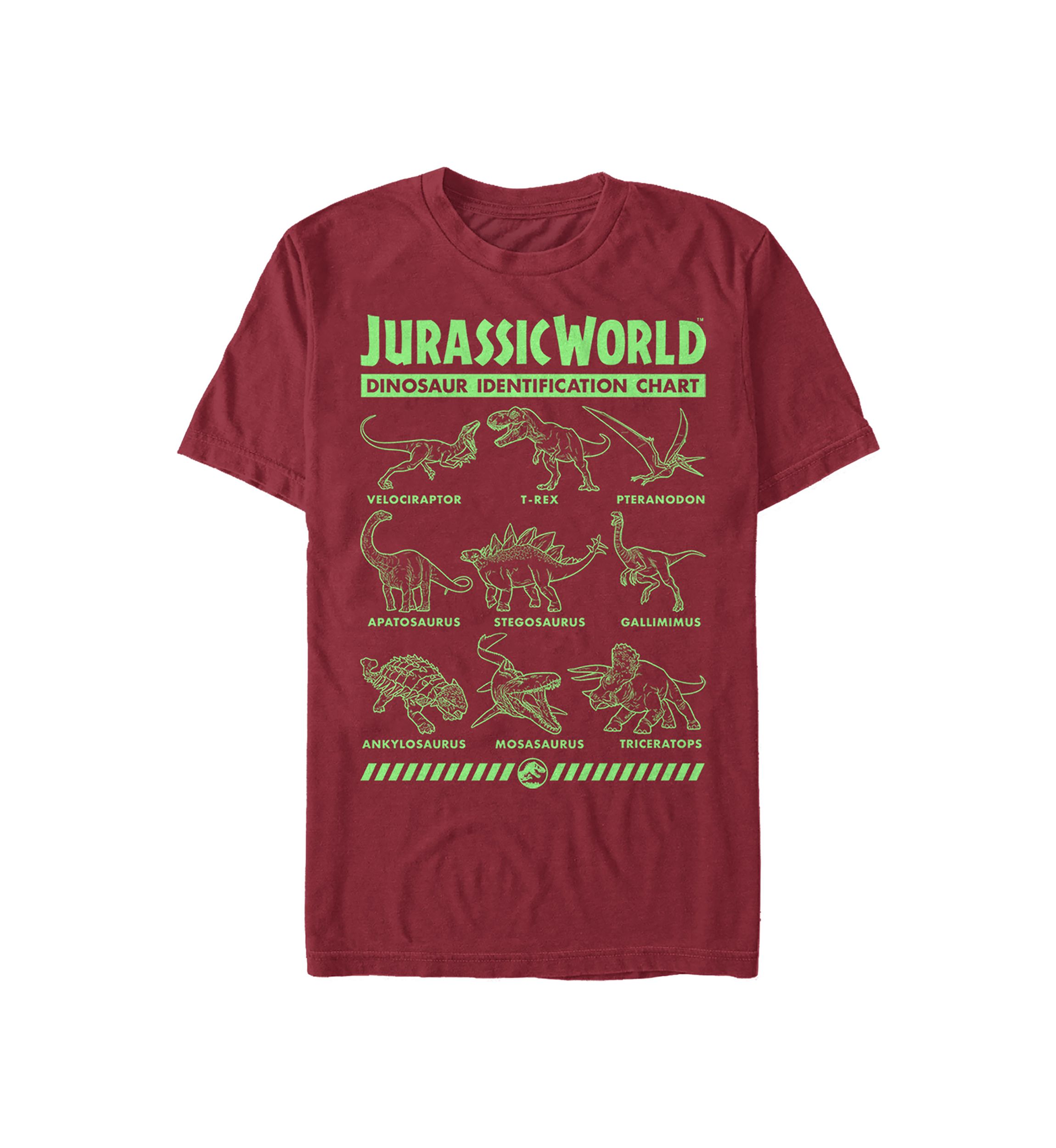 Dino Identification Graphic Short Sleeve T-Shirt