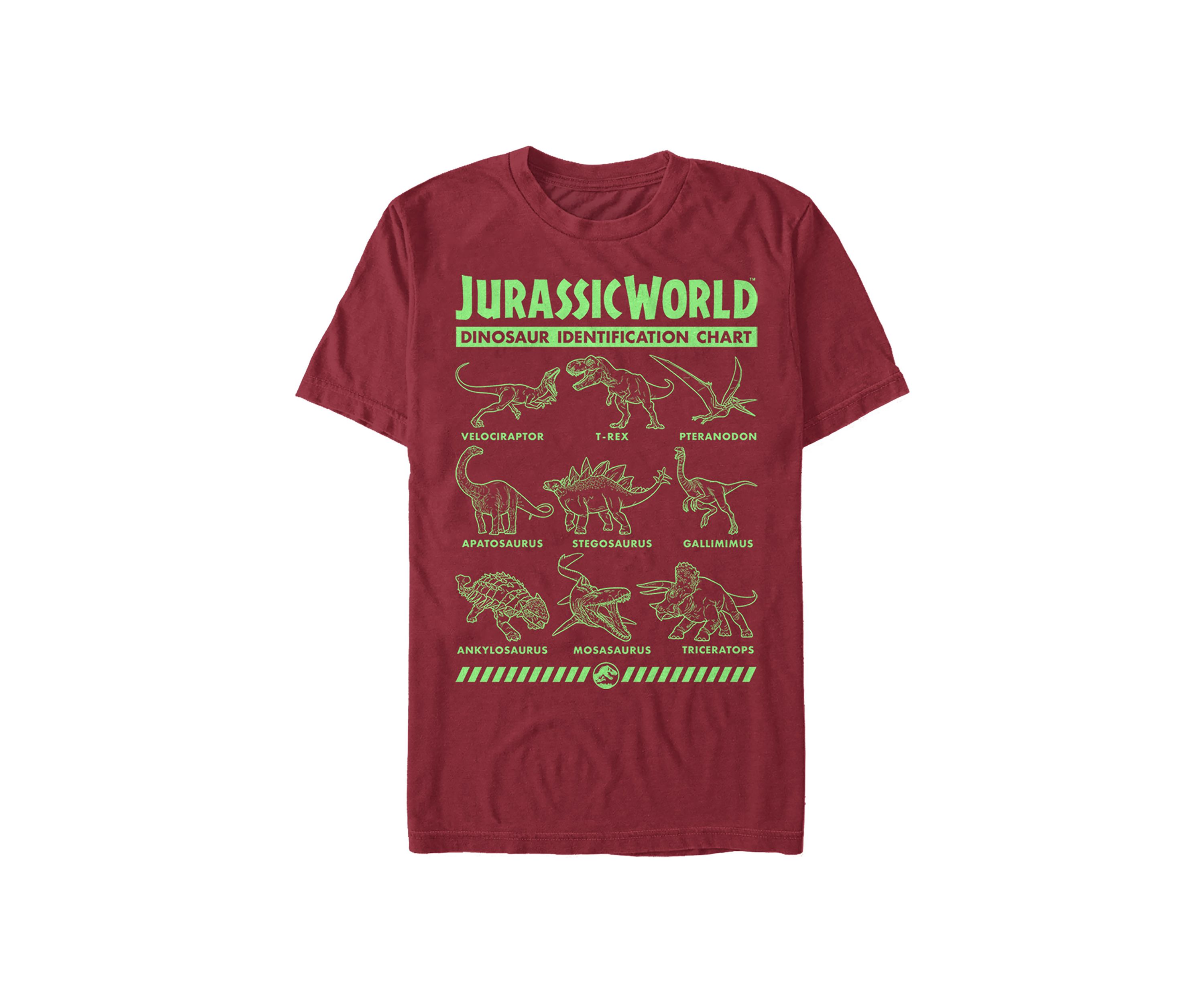 Dino Identification Graphic Short Sleeve T-Shirt