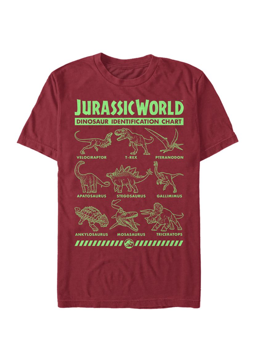 Dino Identification Graphic Short Sleeve T-Shirt