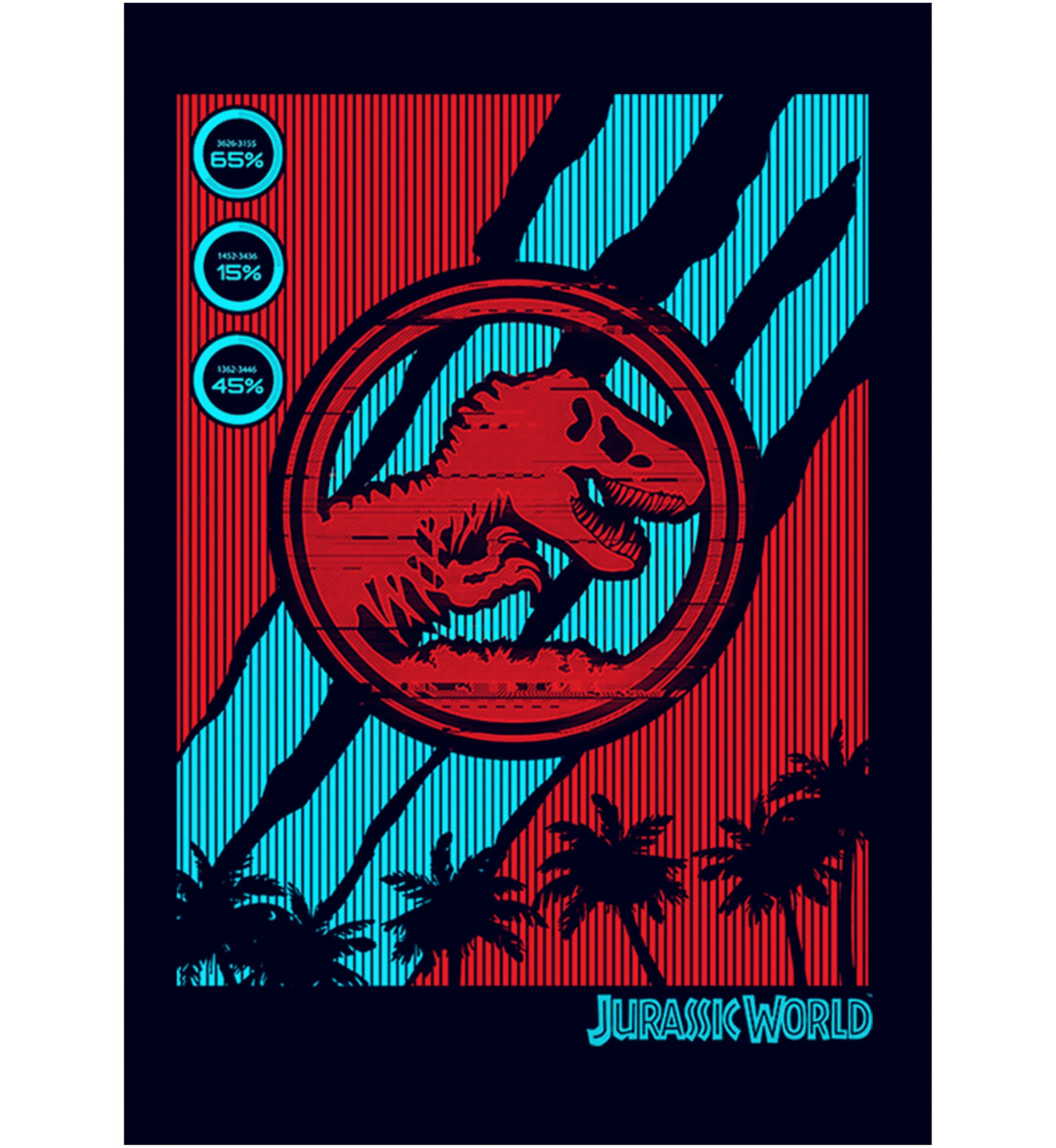 Dino RIP Tech Graphic Short Sleeve T-Shirt