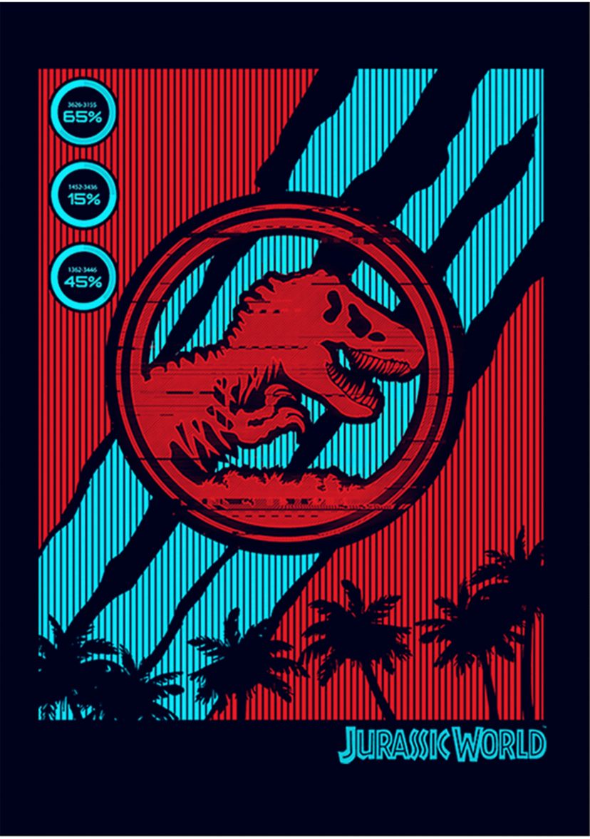 Dino RIP Tech Graphic Short Sleeve T-Shirt