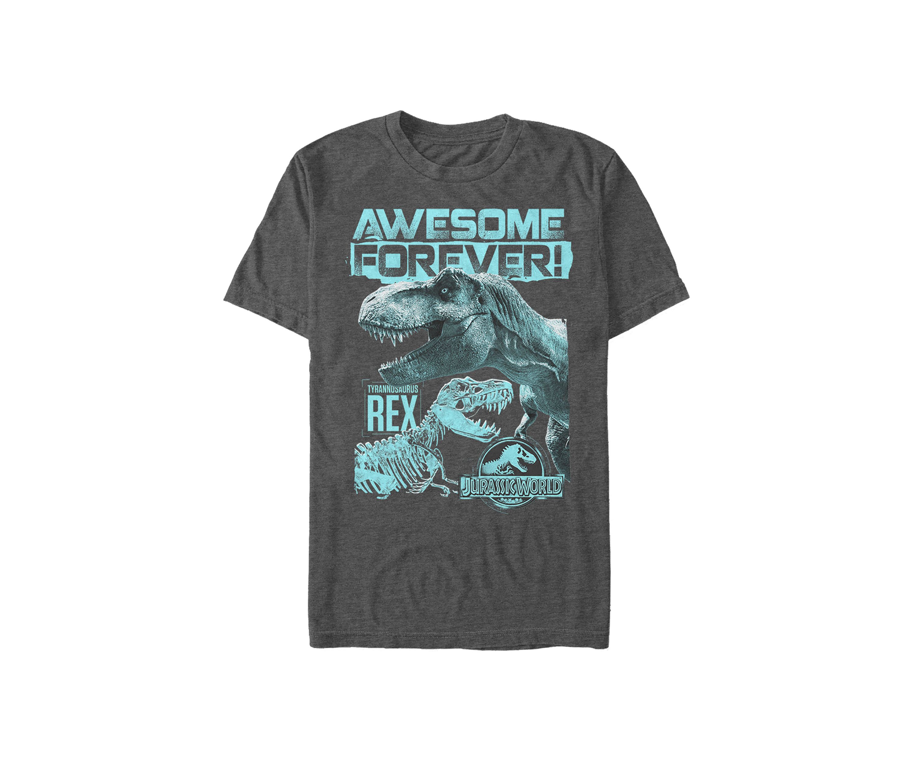 Awesome Dino Graphic Short Sleeve T-Shirt