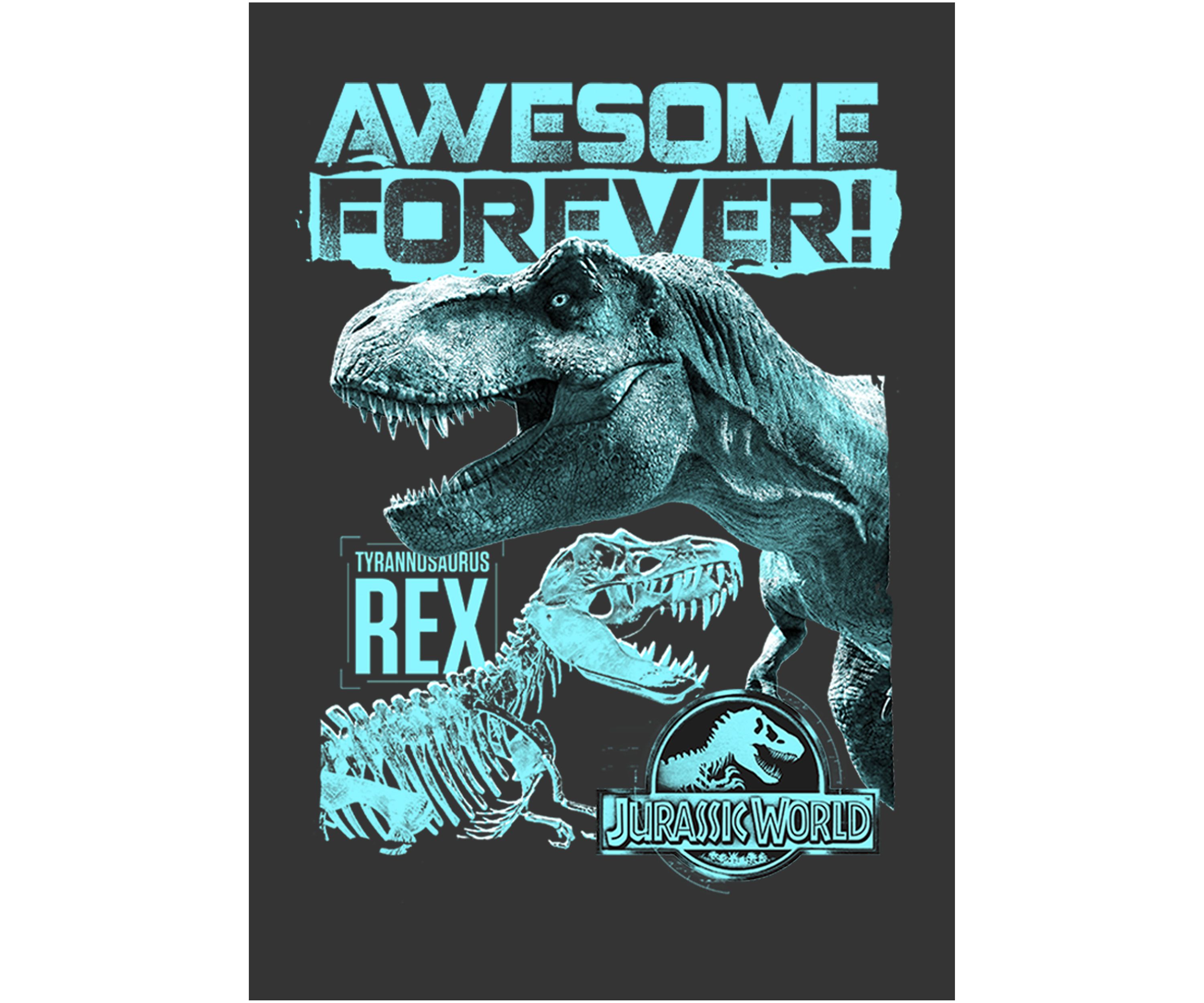Awesome Dino Graphic Short Sleeve T-Shirt