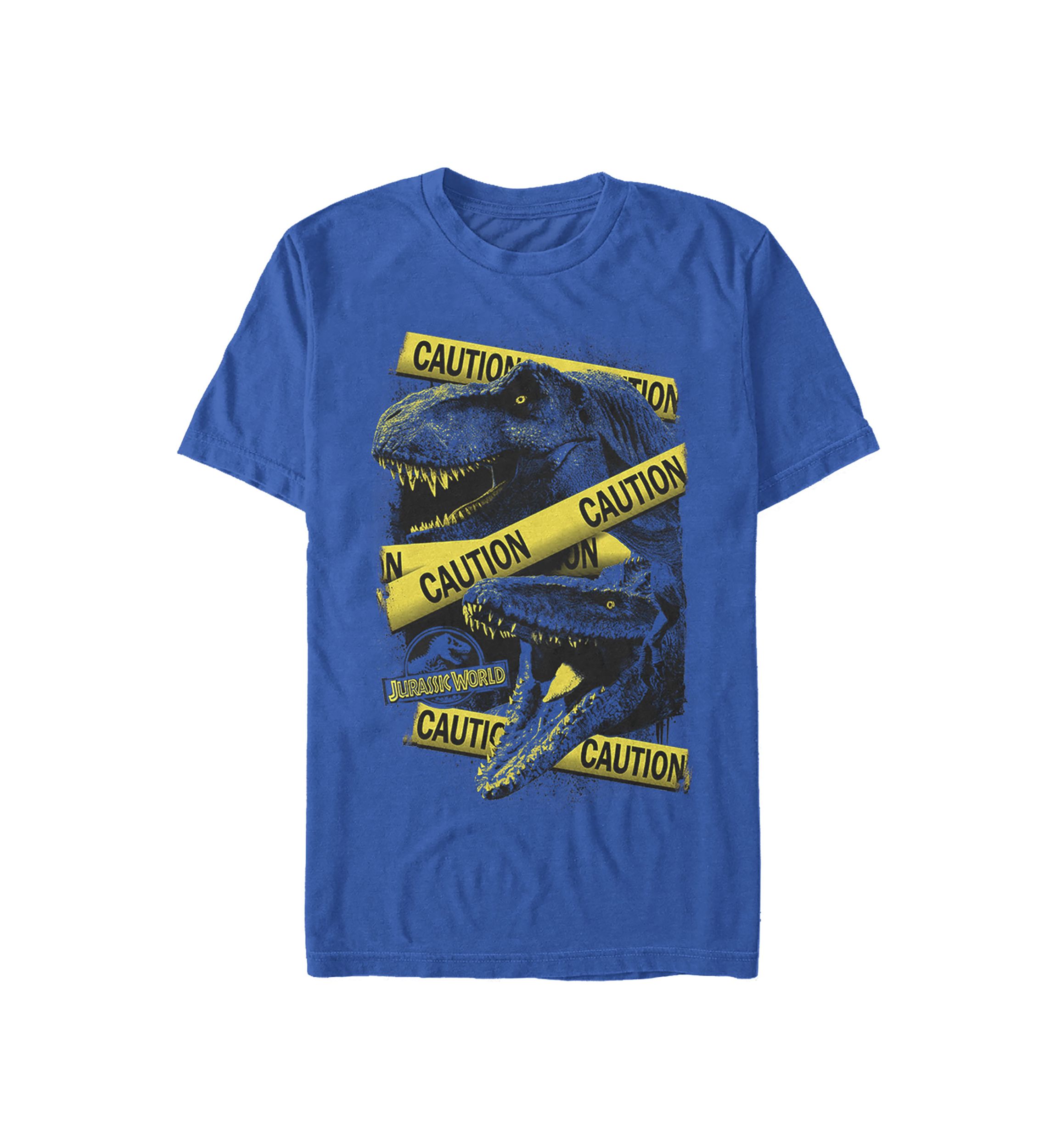 Dino Caution Graphic Short Sleeve T-Shirt