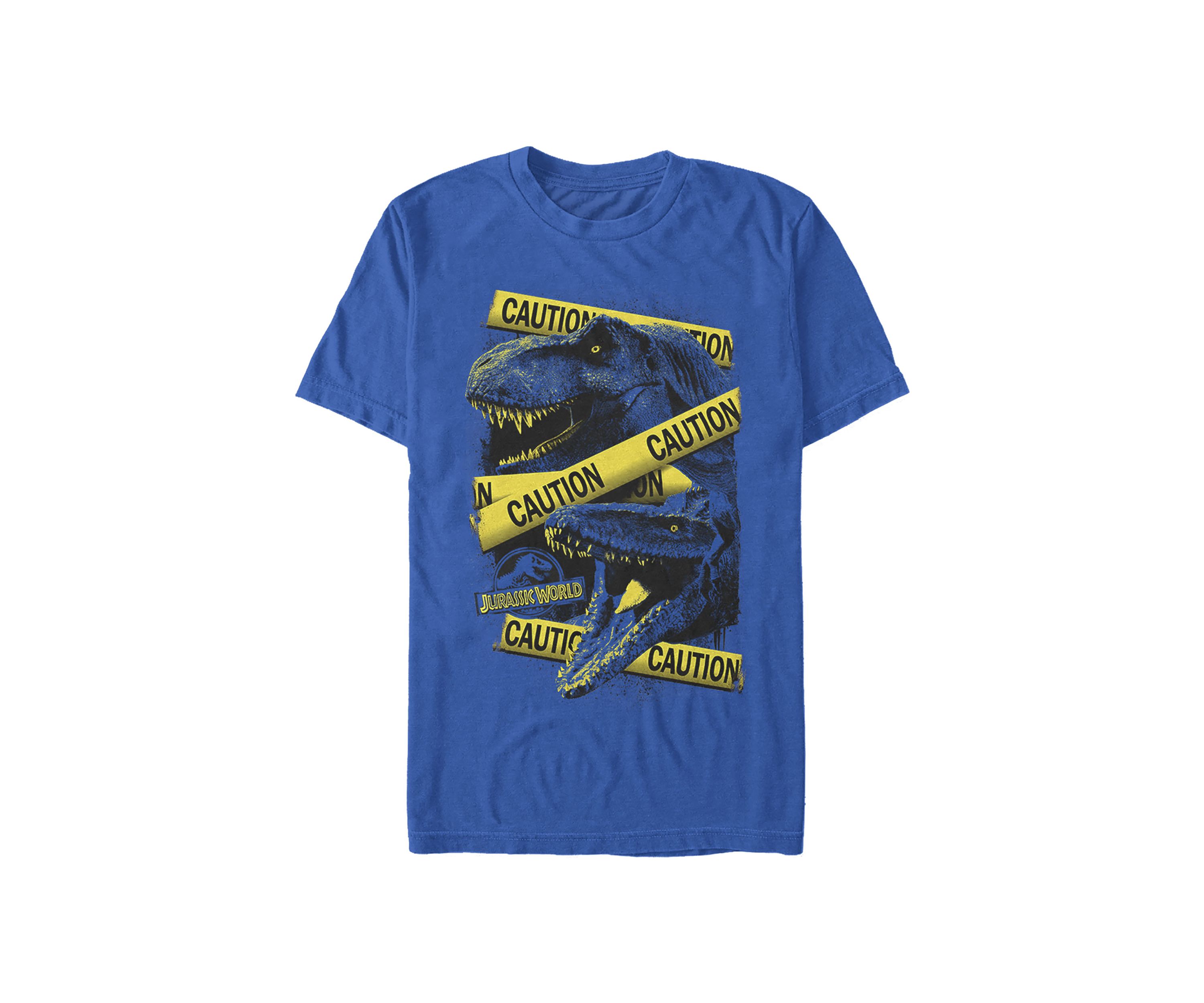 Dino Caution Graphic Short Sleeve T-Shirt